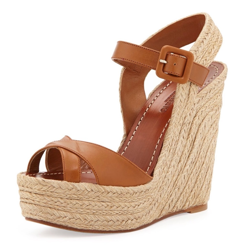 Valentino St. Tropez Espadrille Platform Sandals